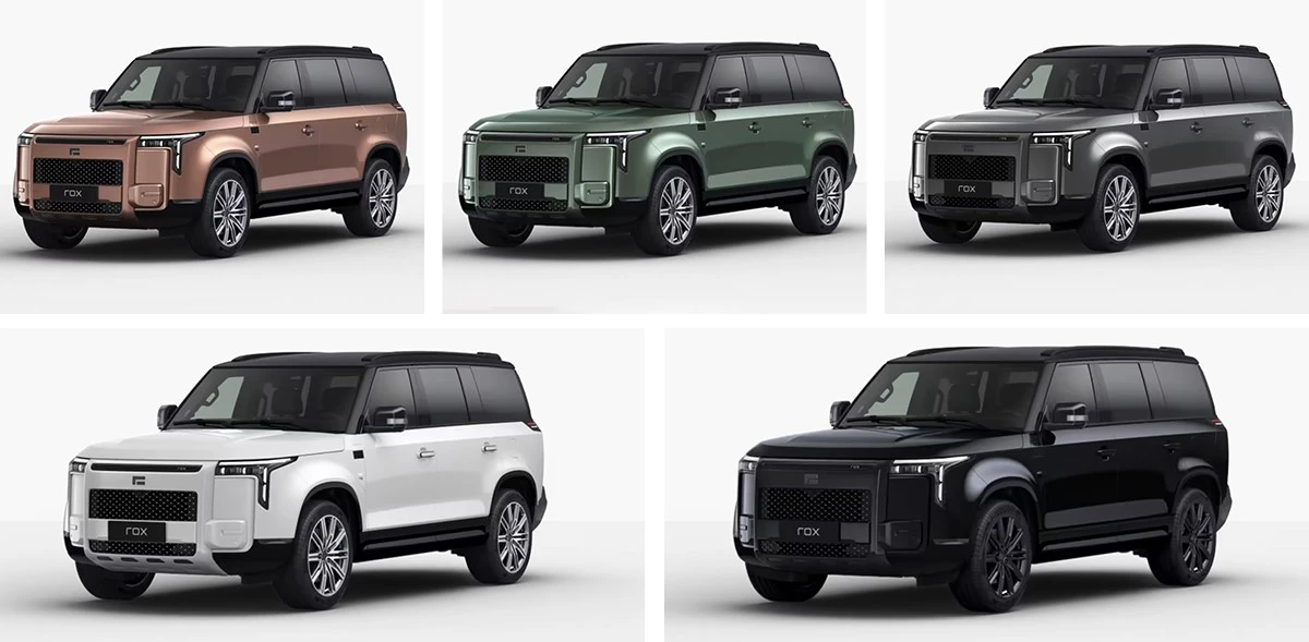 ROX ADAMAS 2026 SUV colour ROX ADAMAS 2026 SUV colour